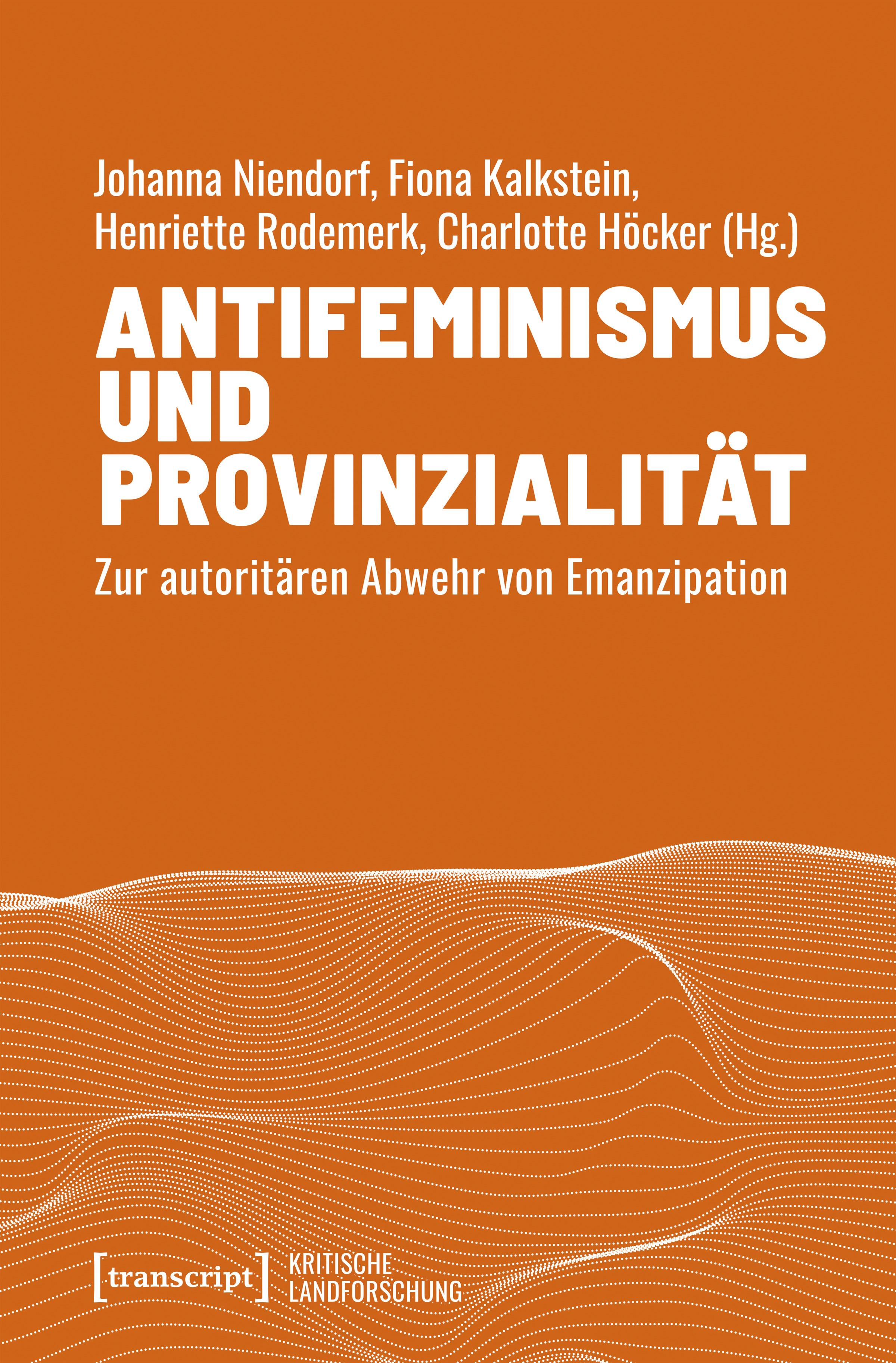Vorderes Coverbild Antifeminismus und Provinzialität