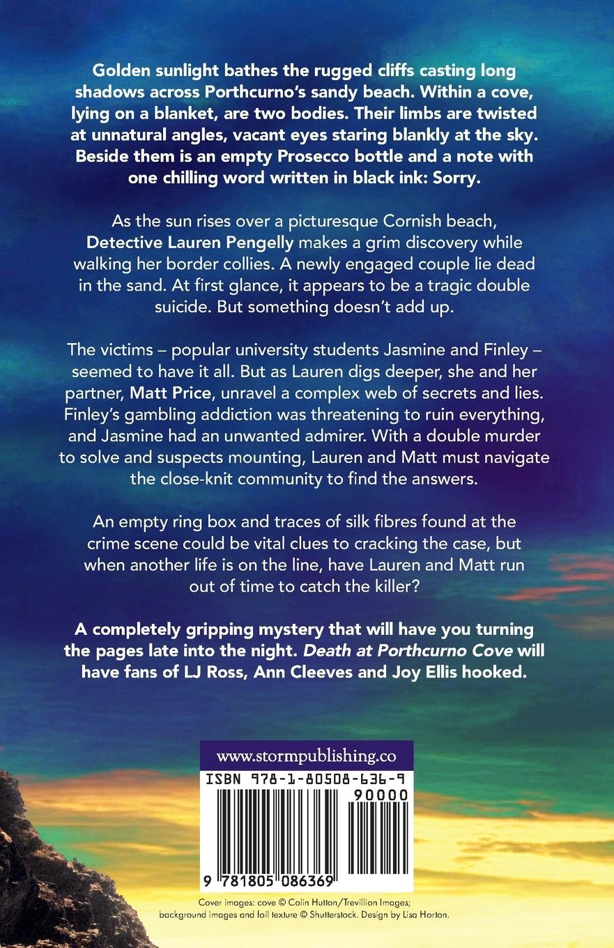 Rückseitencover Death at Porthcurno Cove