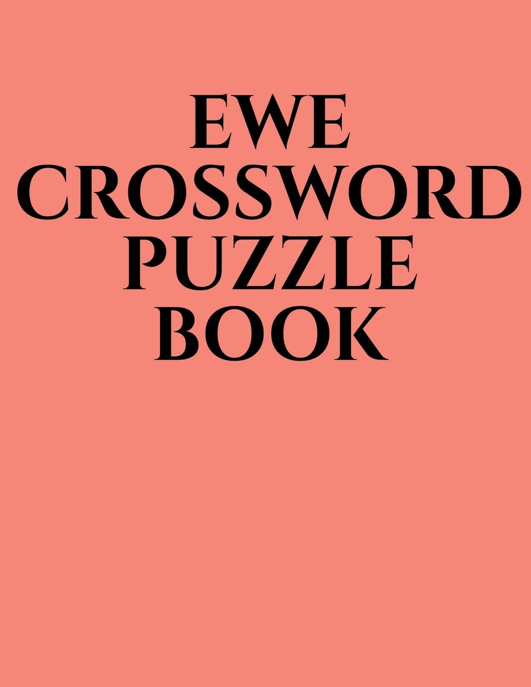 Vorderes Coverbild Ewe Crossword Puzzle Book