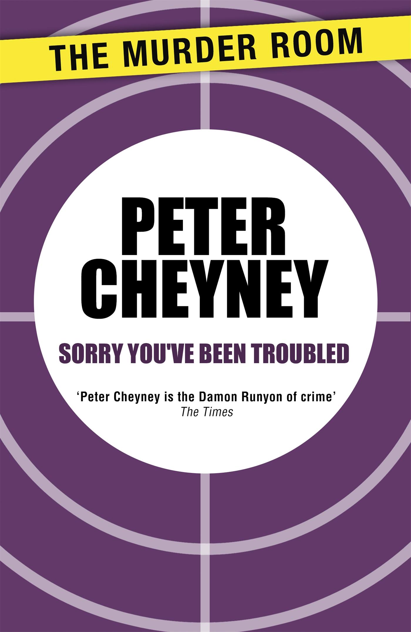 Vorderes Coverbild Sorry You've Been Troubled