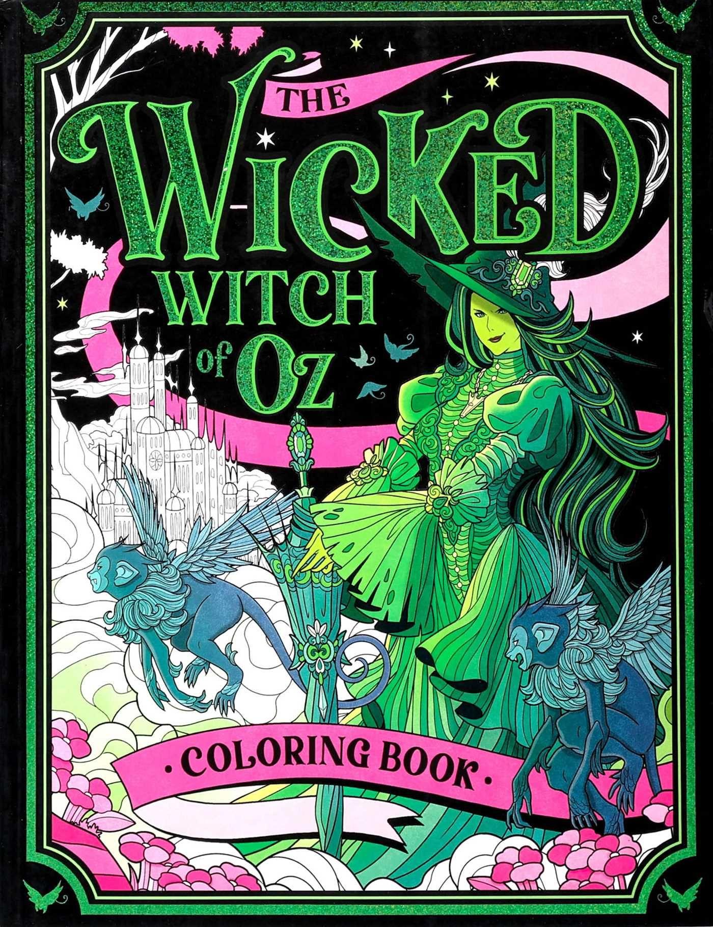 Vorderes Coverbild The Wicked Witch of Oz Coloring Book
