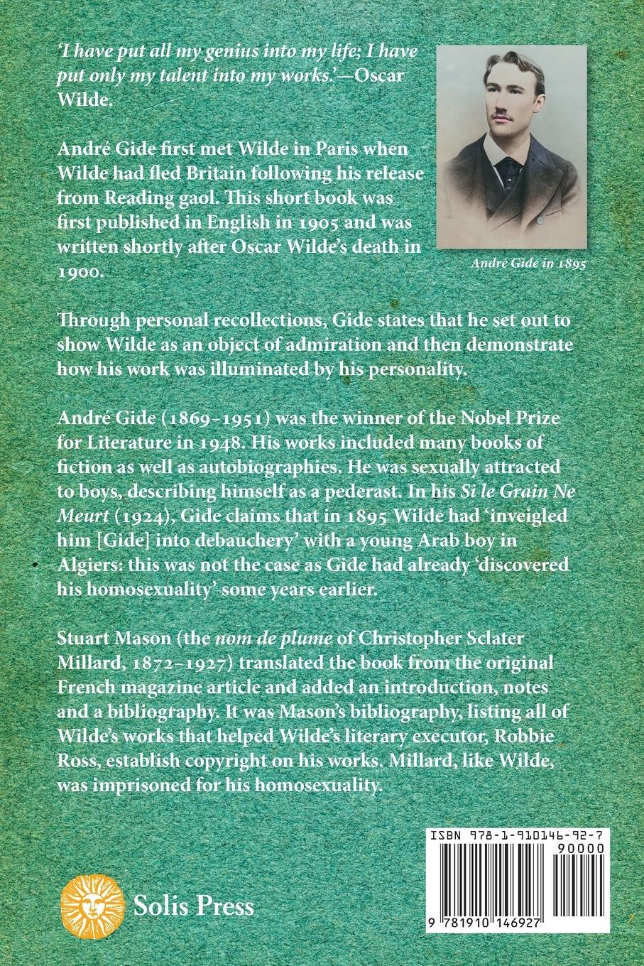 Rückseitencover Oscar Wilde