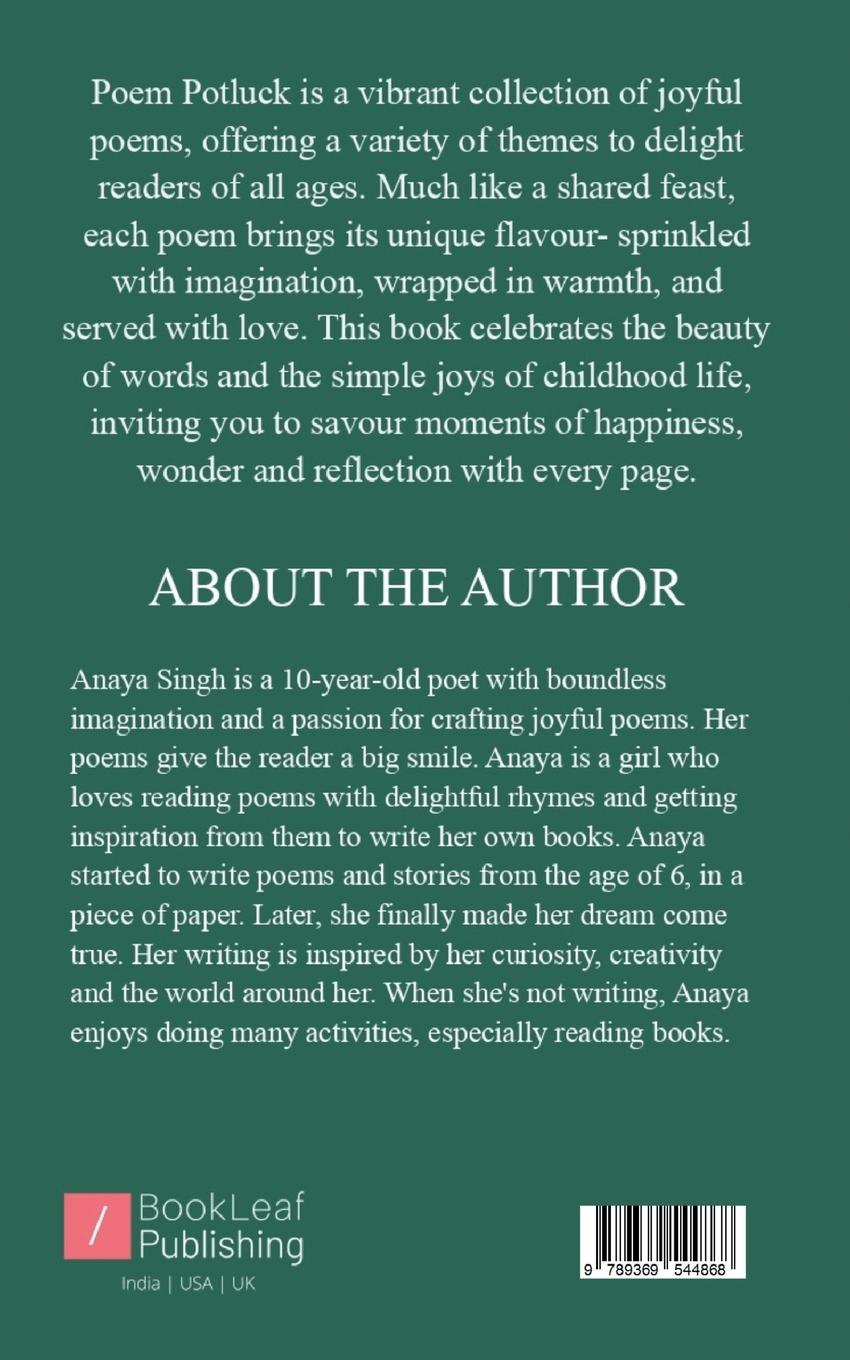 Rückseitencover Poem Potluck