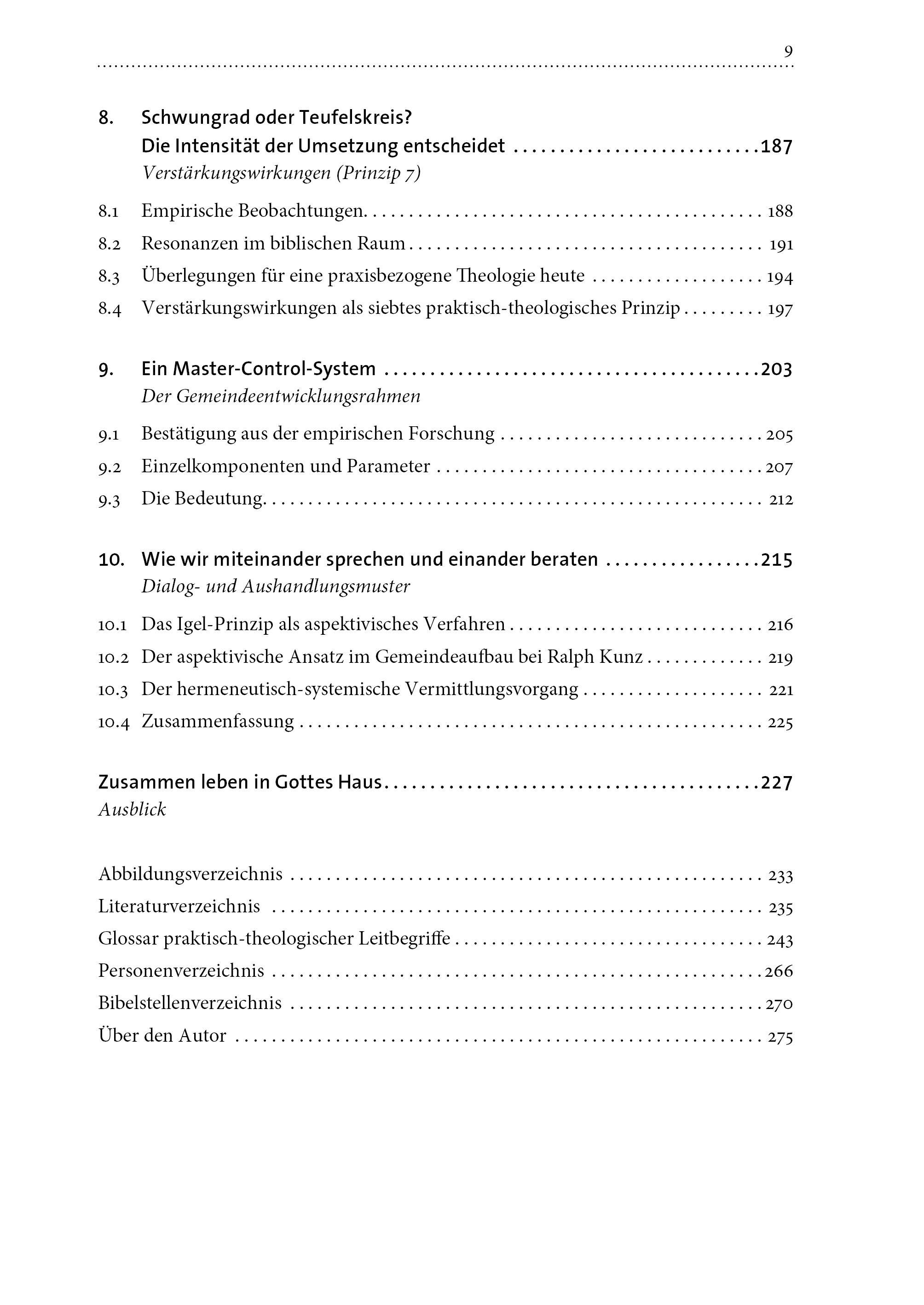 Beispielinhalt (Bild) Zusammen leben in Gottes Haus