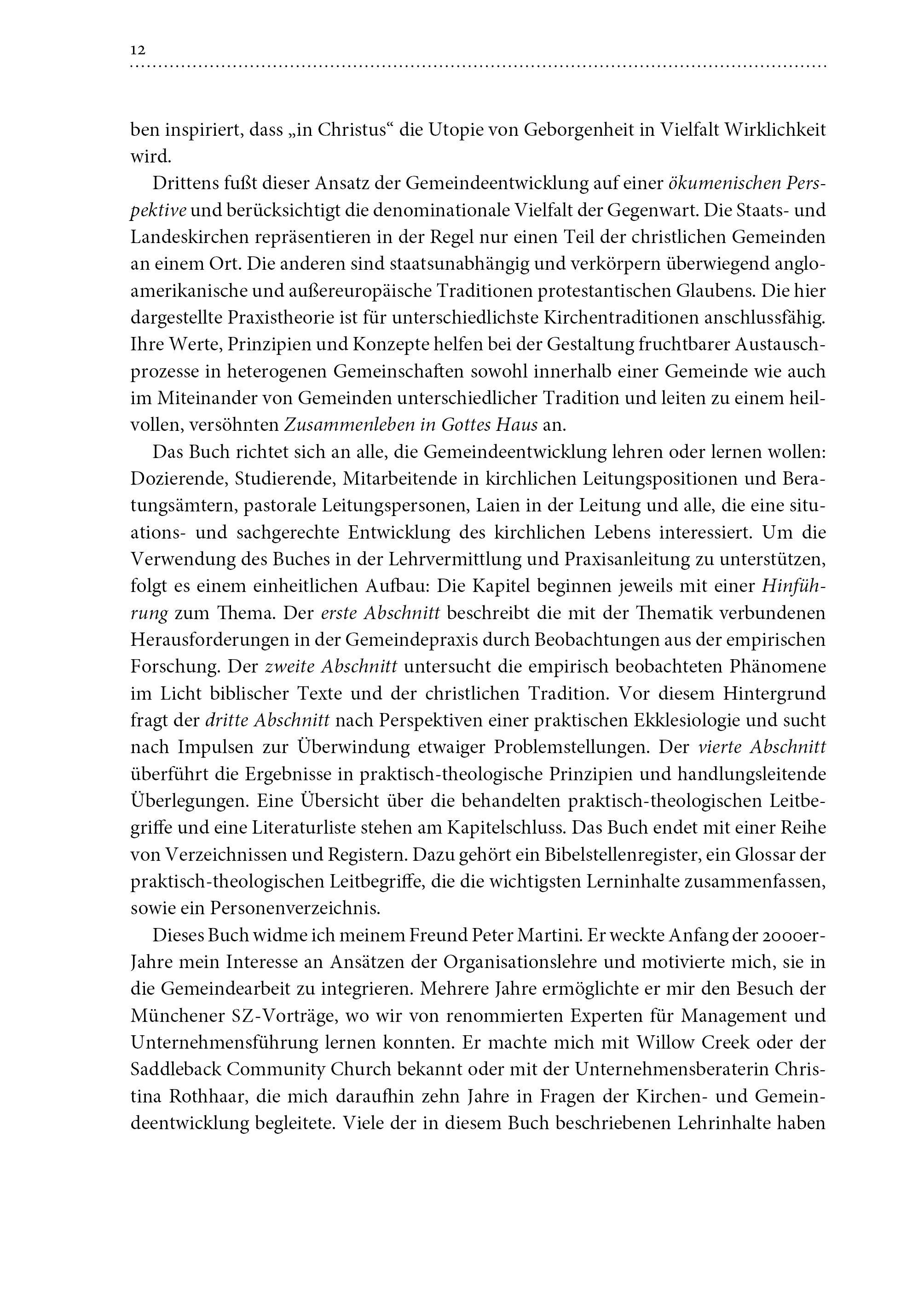 Beispielinhalt (Bild) Zusammen leben in Gottes Haus