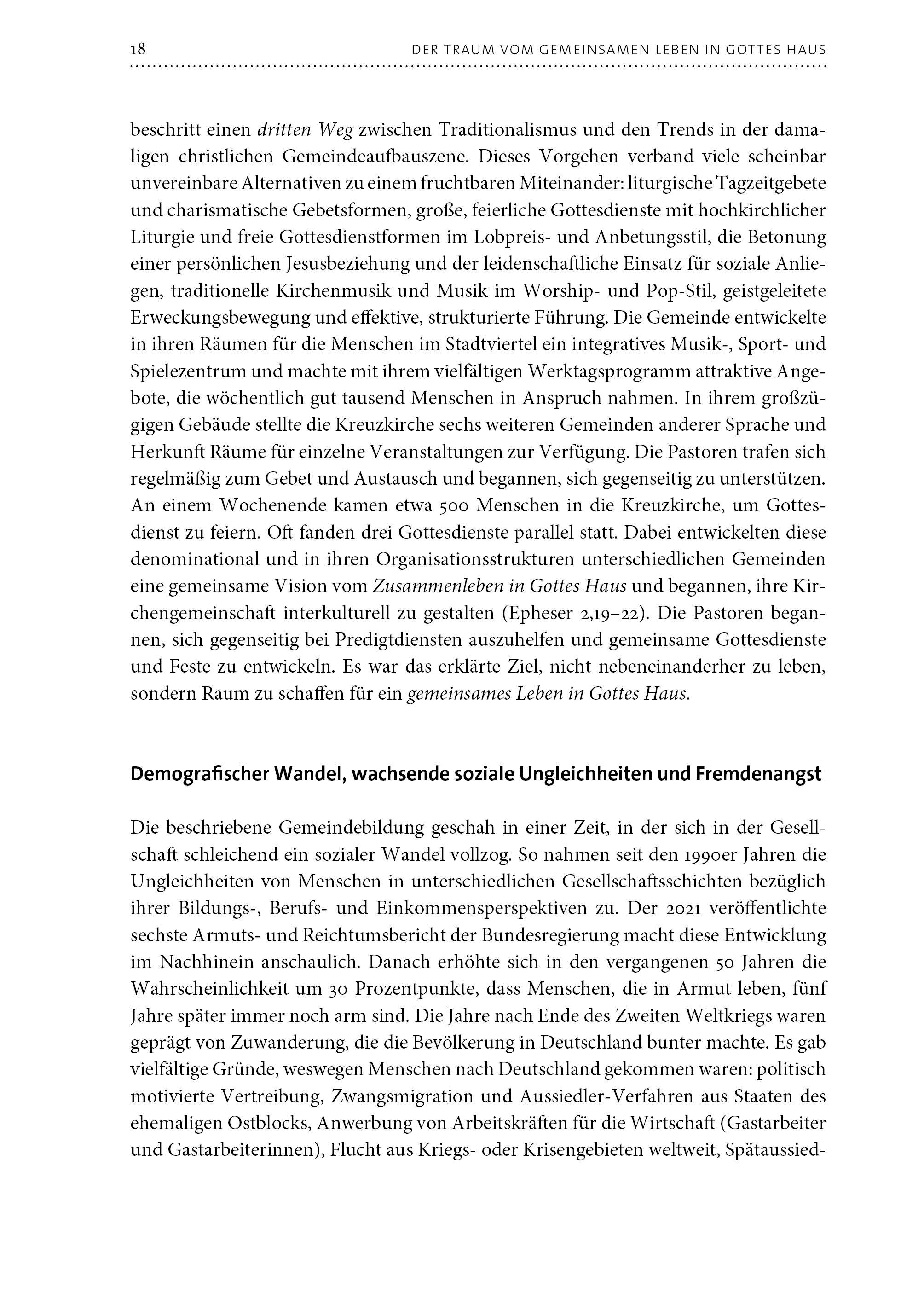 Beispielinhalt (Bild) Zusammen leben in Gottes Haus