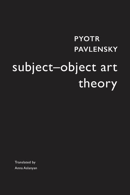 Vorderes Coverbild Subject-Object Art Theory