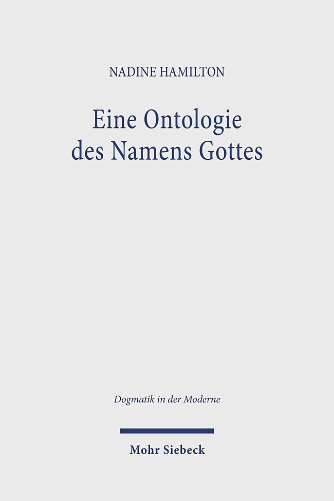 Vorderes Coverbild Eine Ontologie des Namens Gottes
