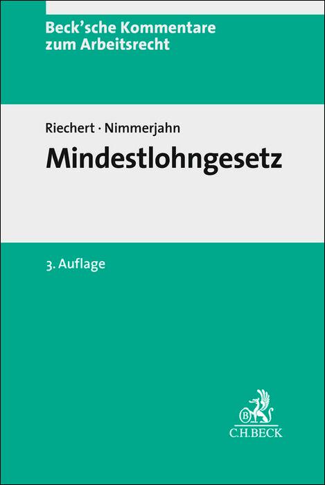 Vorderes Coverbild Mindestlohngesetz