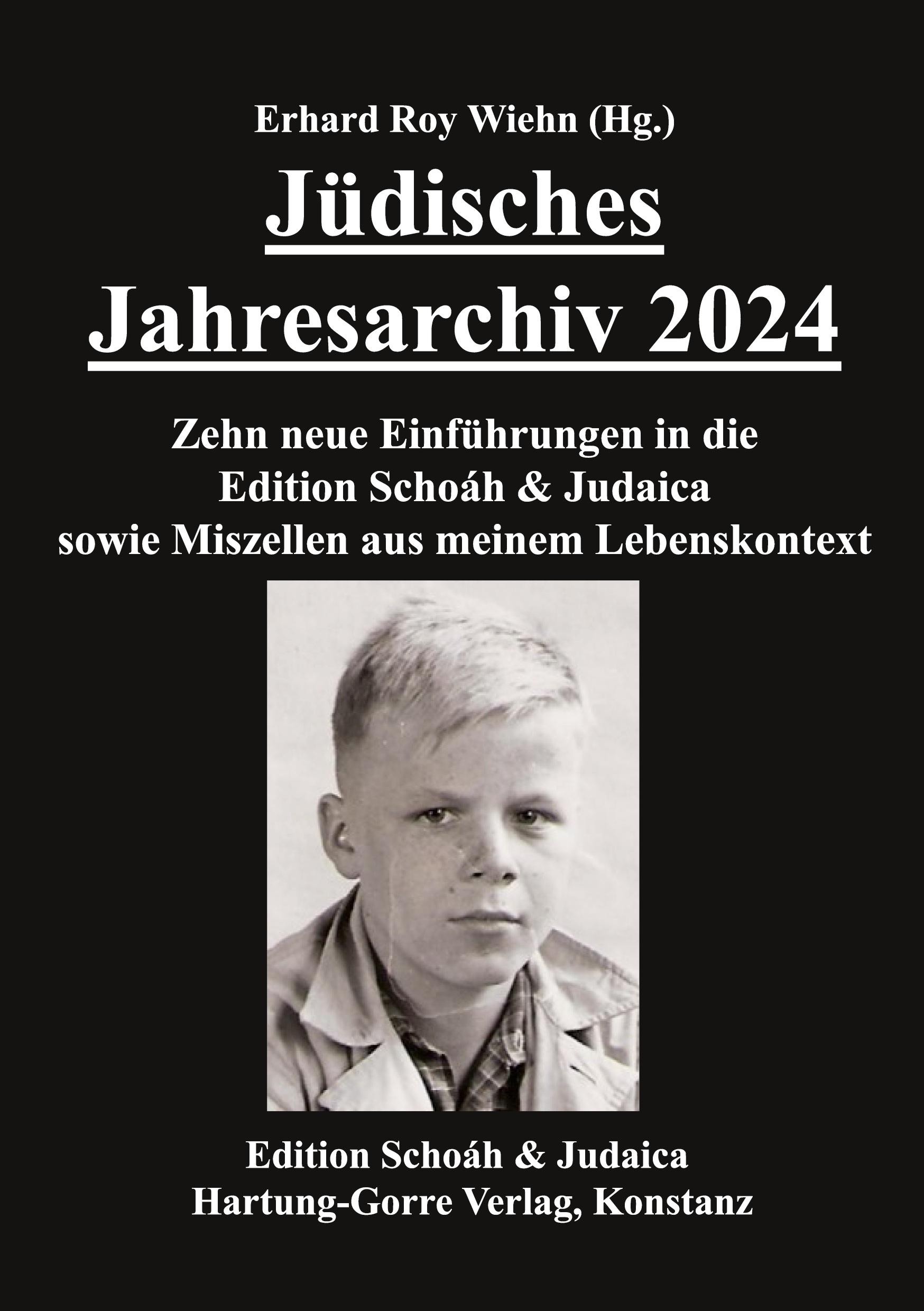 Vorderes Coverbild Jüdisches Jahresarchiv 2024
