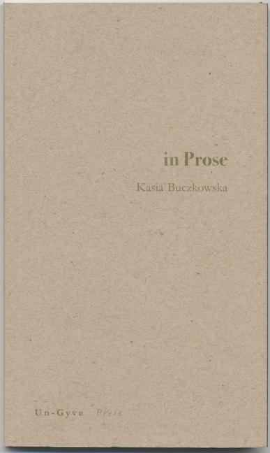Vorderes Coverbild In Prose