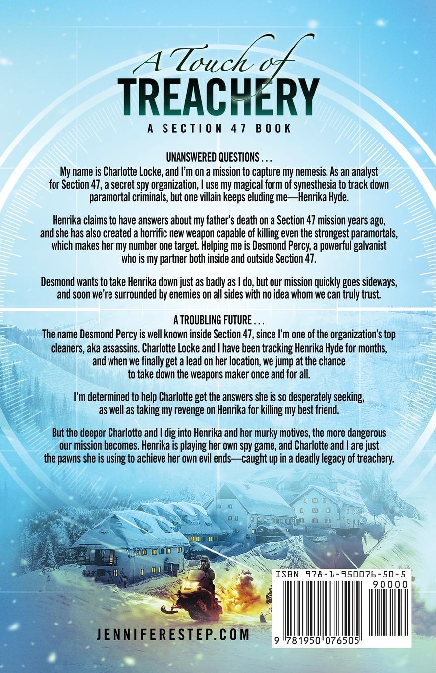 Rückseitencover A Touch of Treachery