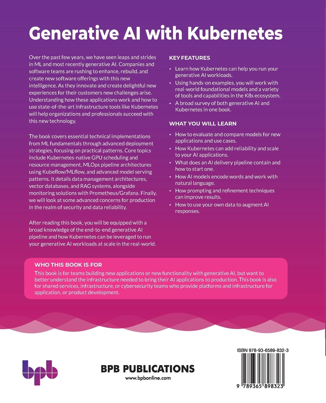 Rückseitencover Generative AI with Kubernetes