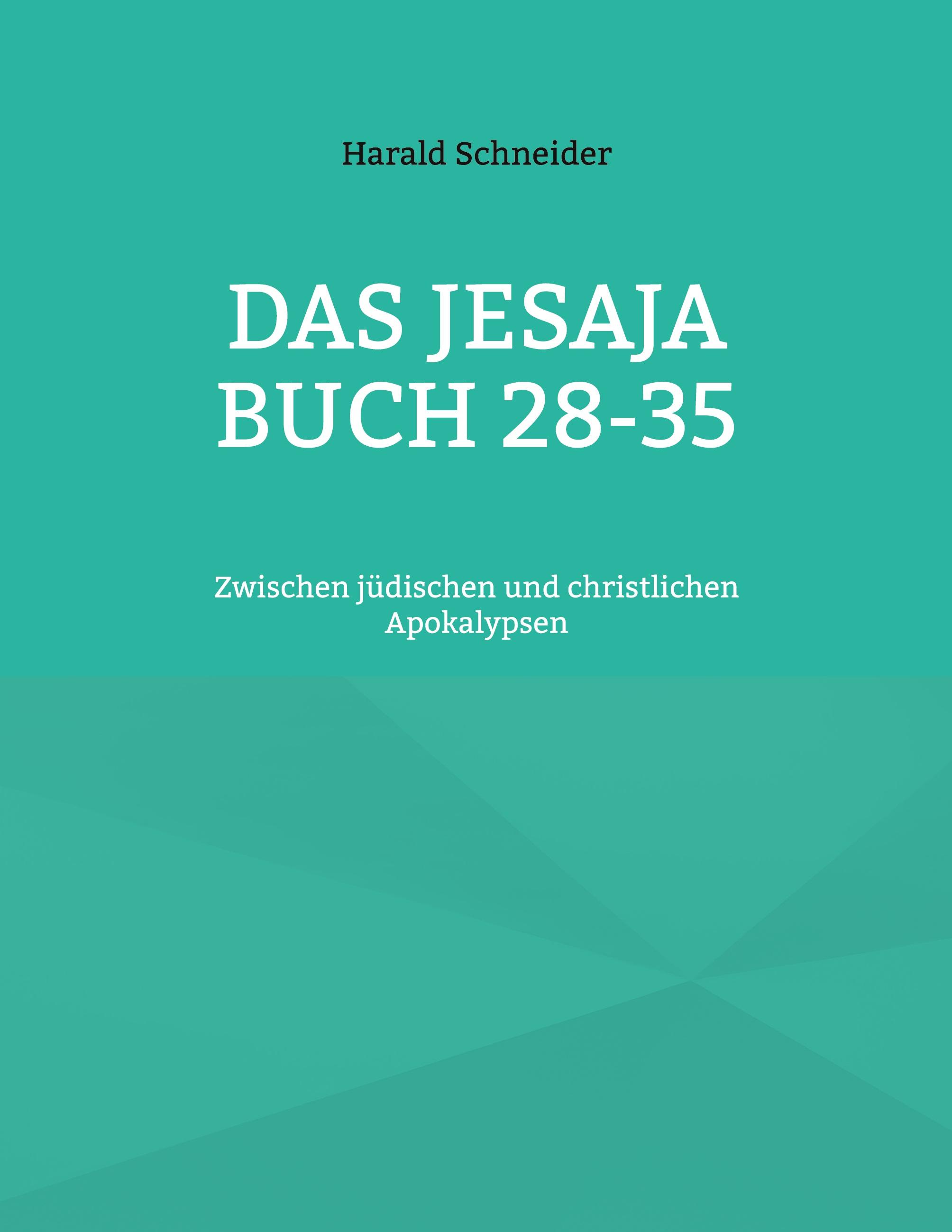 Vorderes Coverbild Das Jesaja Buch 28-35