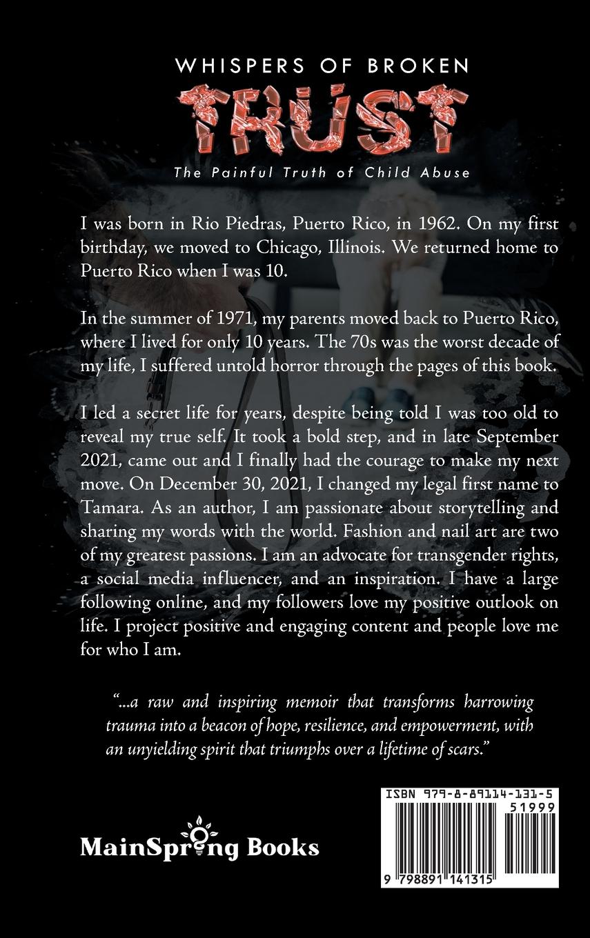 Rückseitencover Whispers of Broken Trust