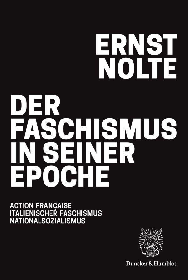 Vorderes Coverbild Der Faschismus in seiner Epoche