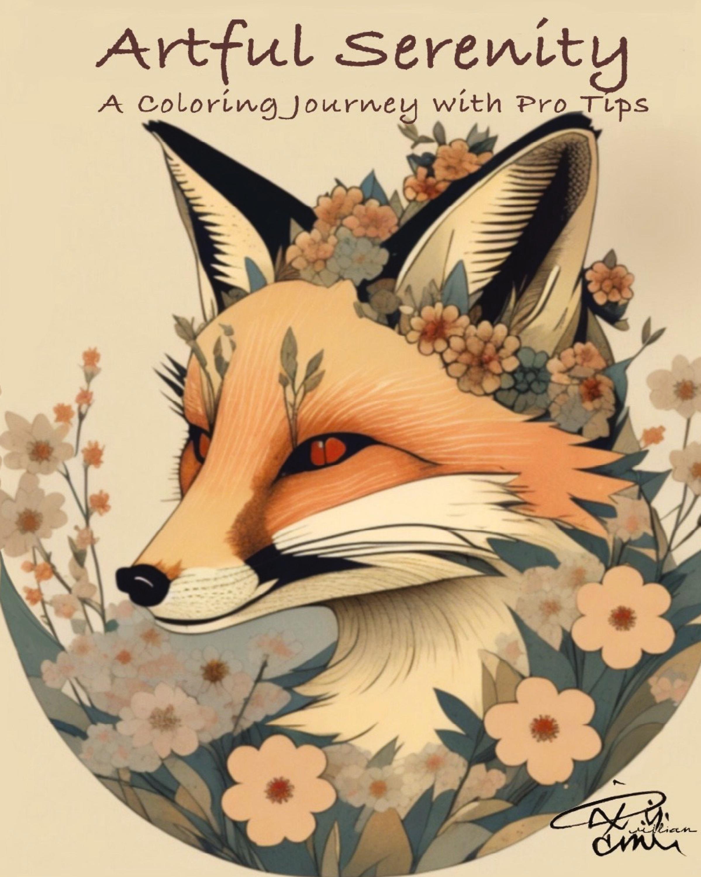 Vorderes Coverbild Coloring Book Artful Serenity
