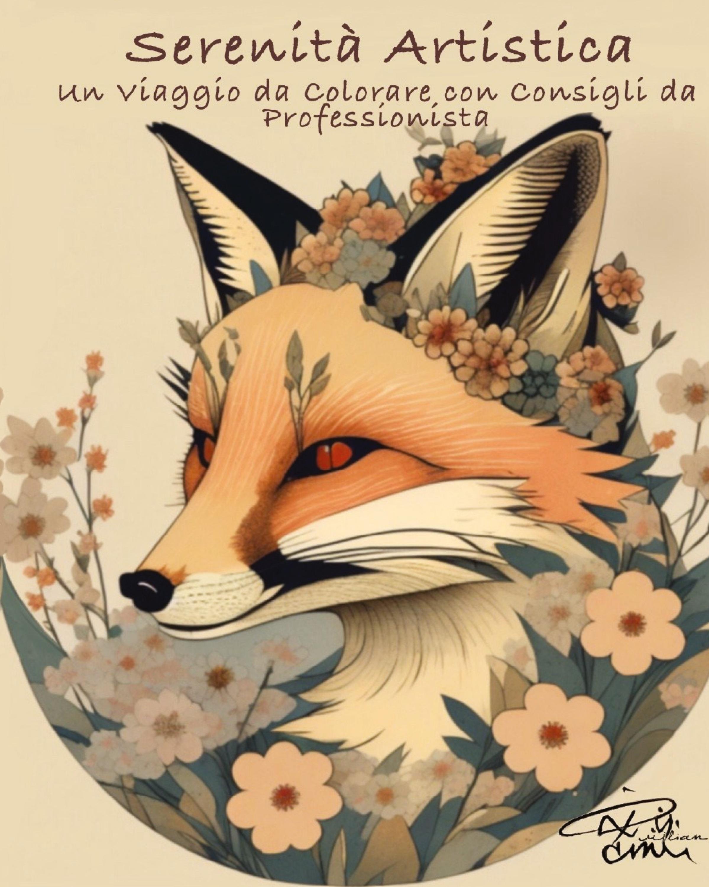 Vorderes Coverbild Libro da Colorare Serenità Artistica