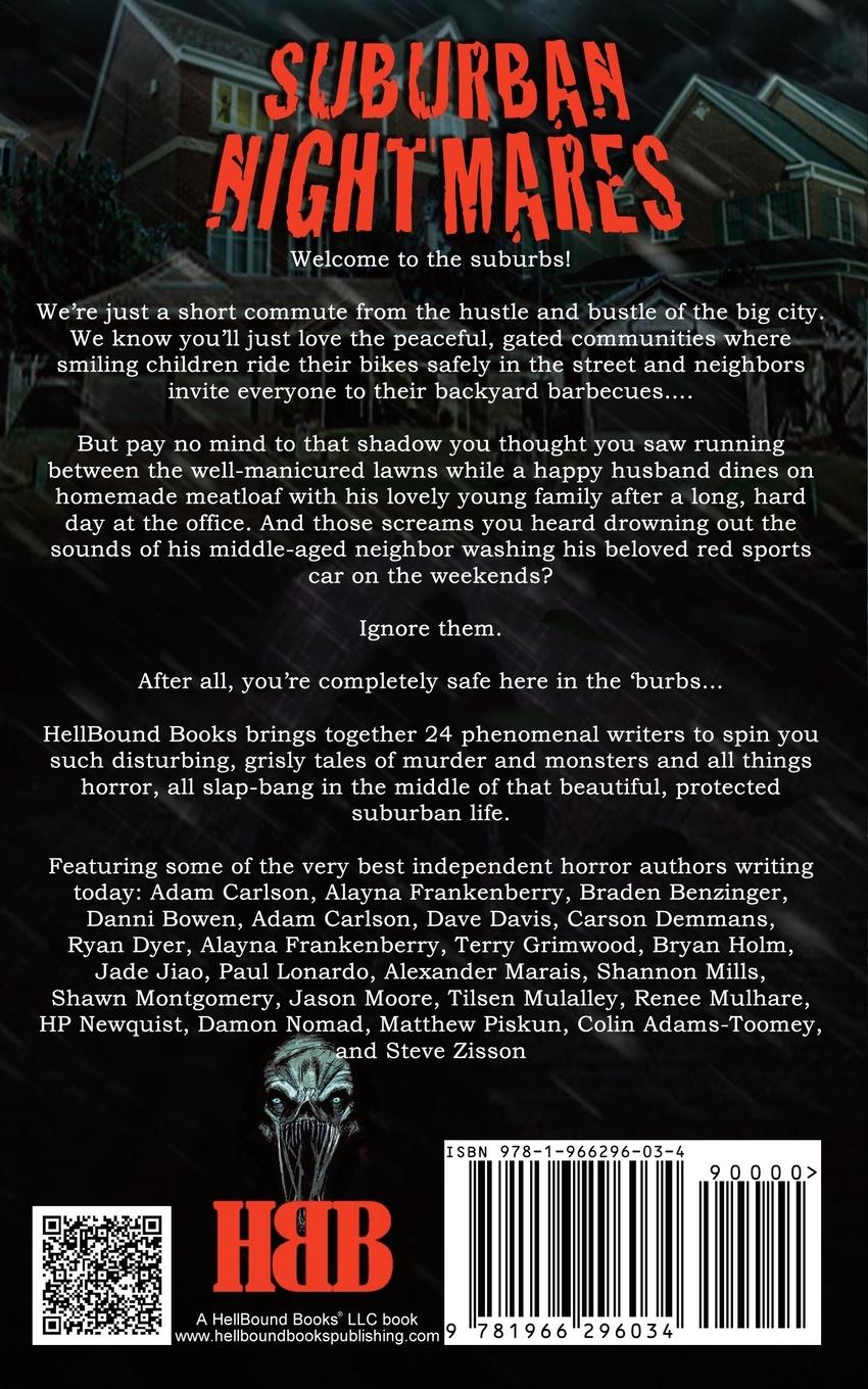 Rückseitencover Anthology of Suburban Nightmares