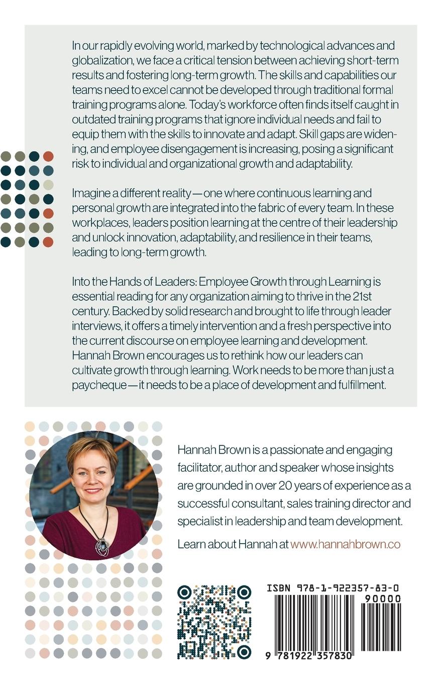 Rückseitencover Into the Hands of Leaders