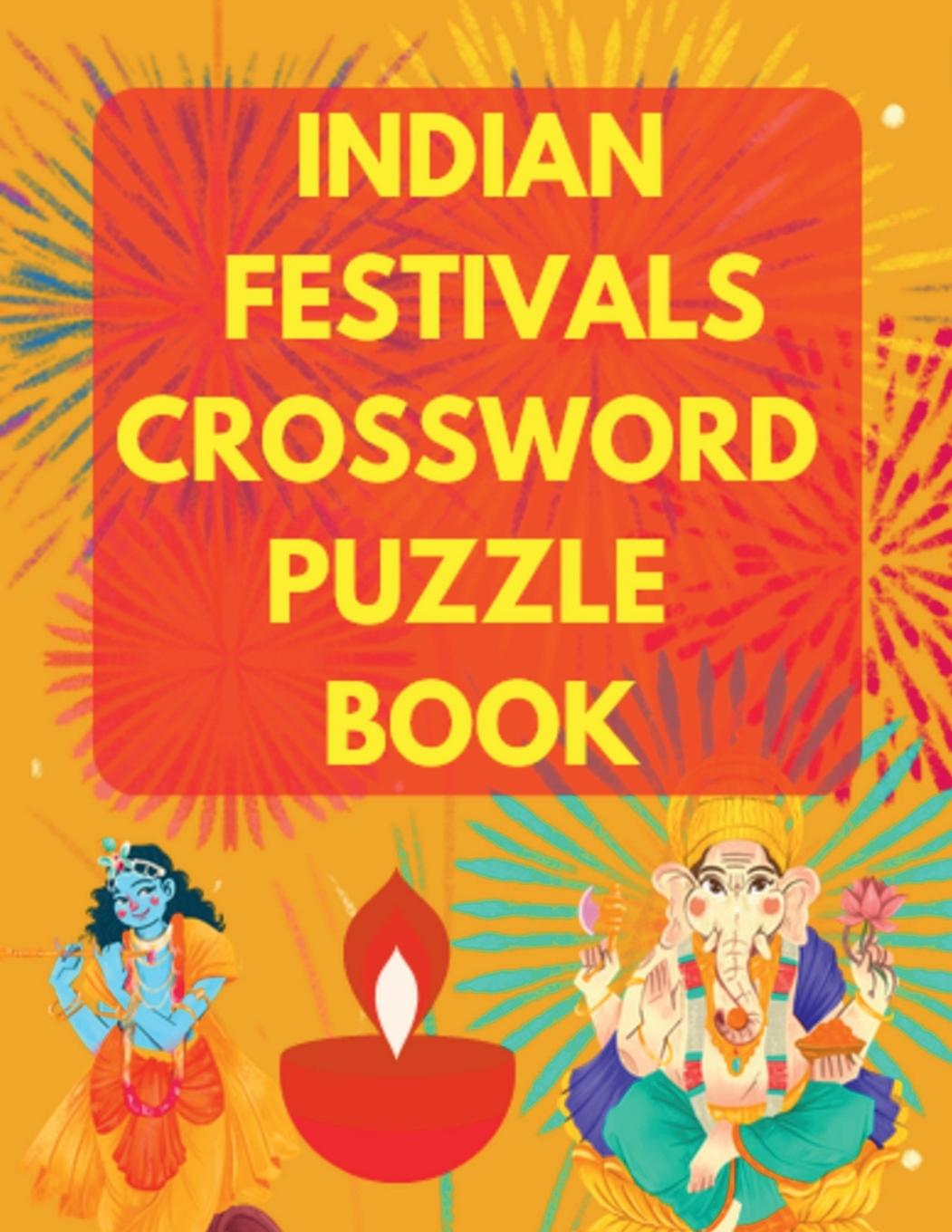 Vorderes Coverbild Indian Festivals Crossword Puzzle Book