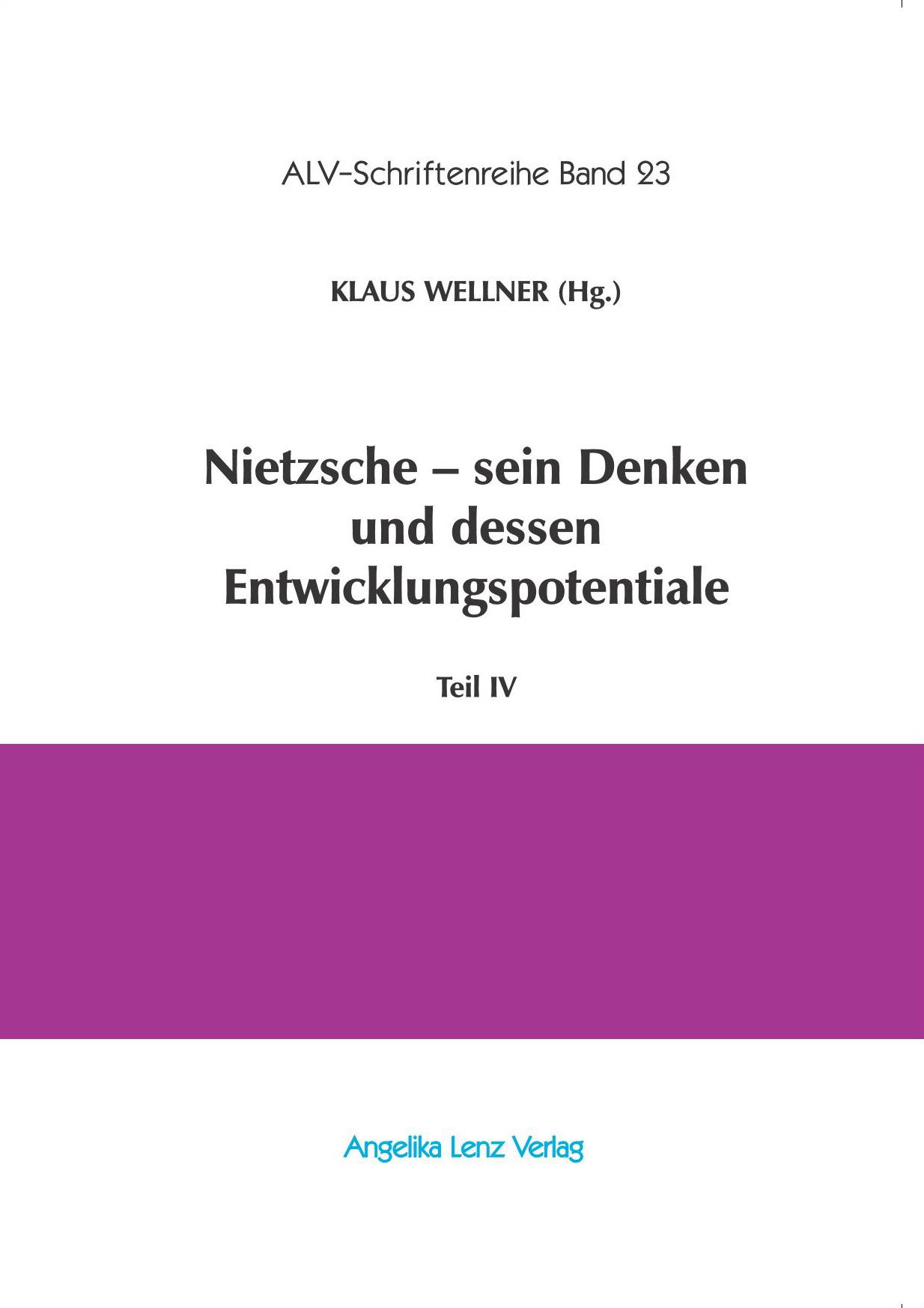 Vorderes Coverbild Nietzsche - sein Denken und dessen Entwicklungspotentiale