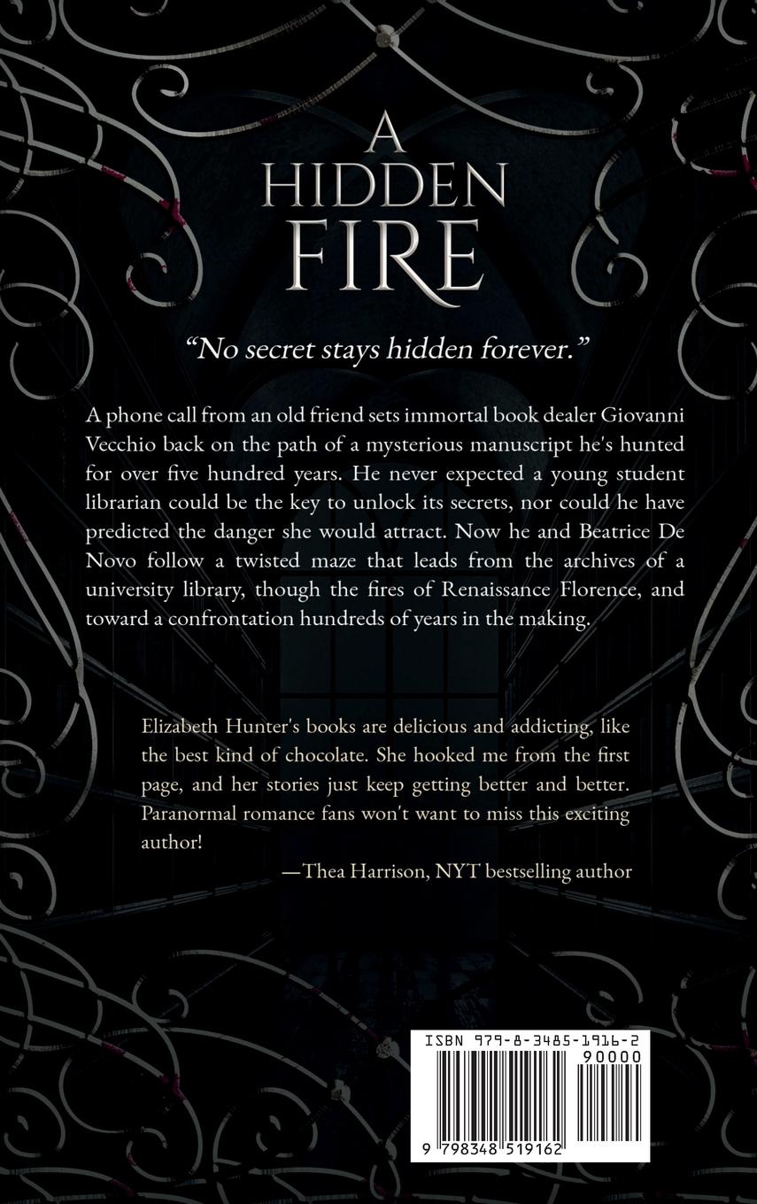 Rückseitencover A Hidden Fire