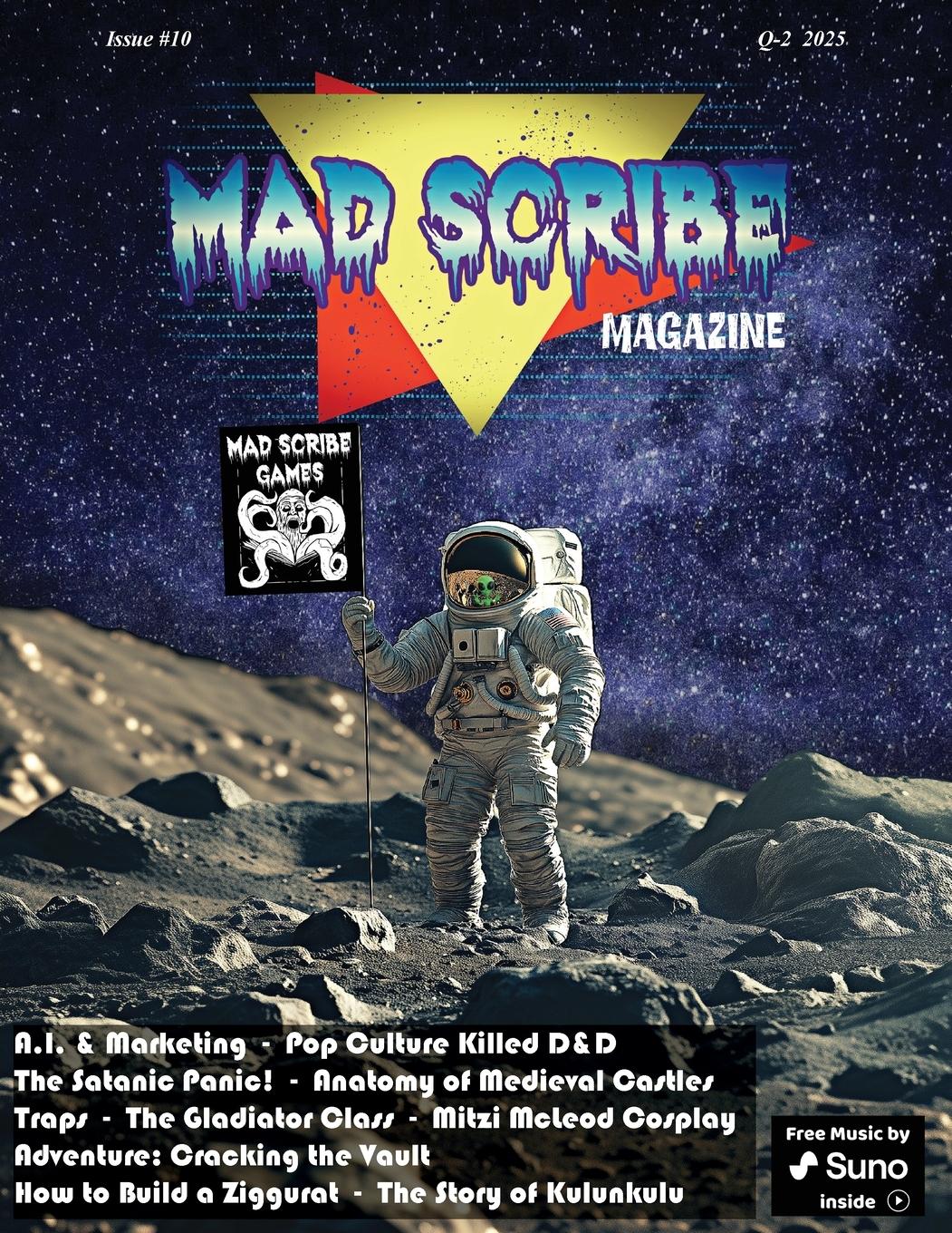 Vorderes Coverbild Mad Scribe Magazine Issue #10