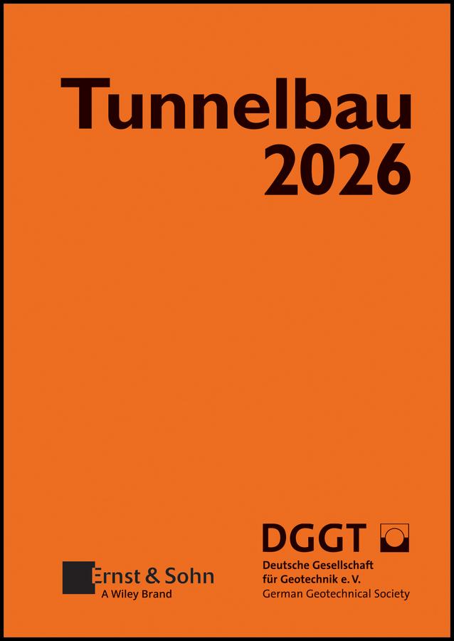 Vorderes Coverbild Taschenbuch für den Tunnelbau 2026
