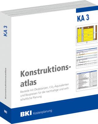 Vorderes Coverbild BKI Konstruktionsatlas KA3