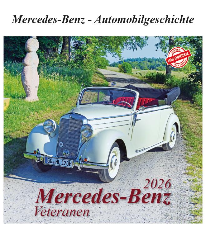 Vorderes Coverbild Mercedes Benz Veteranen 2026