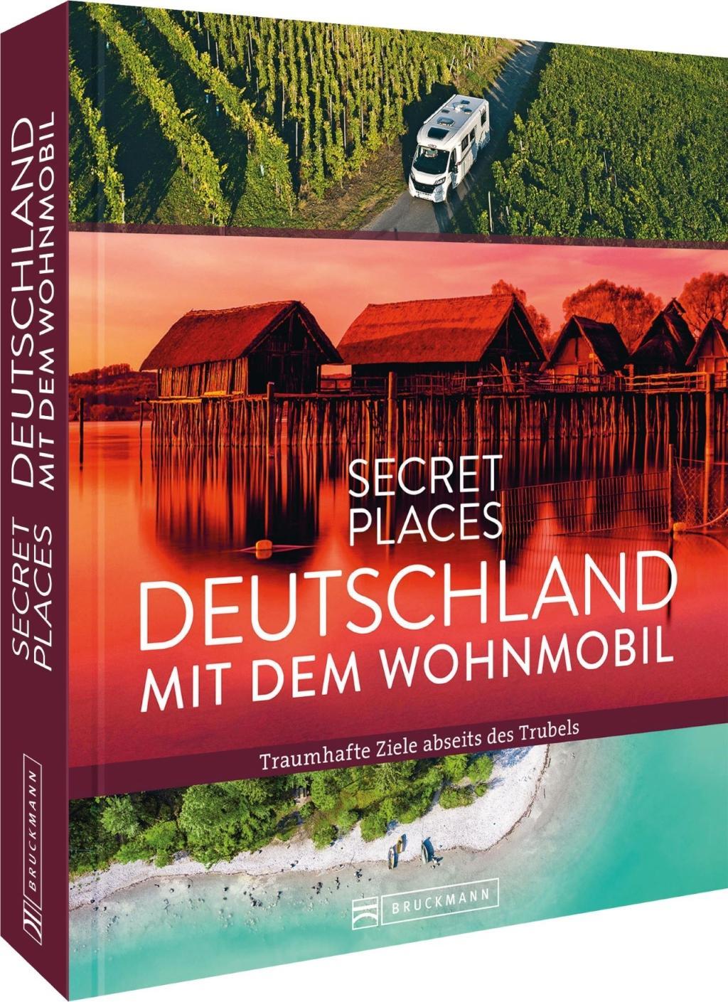 Vorderes Coverbild Secret Places Deutschland mit dem Wohnmobil