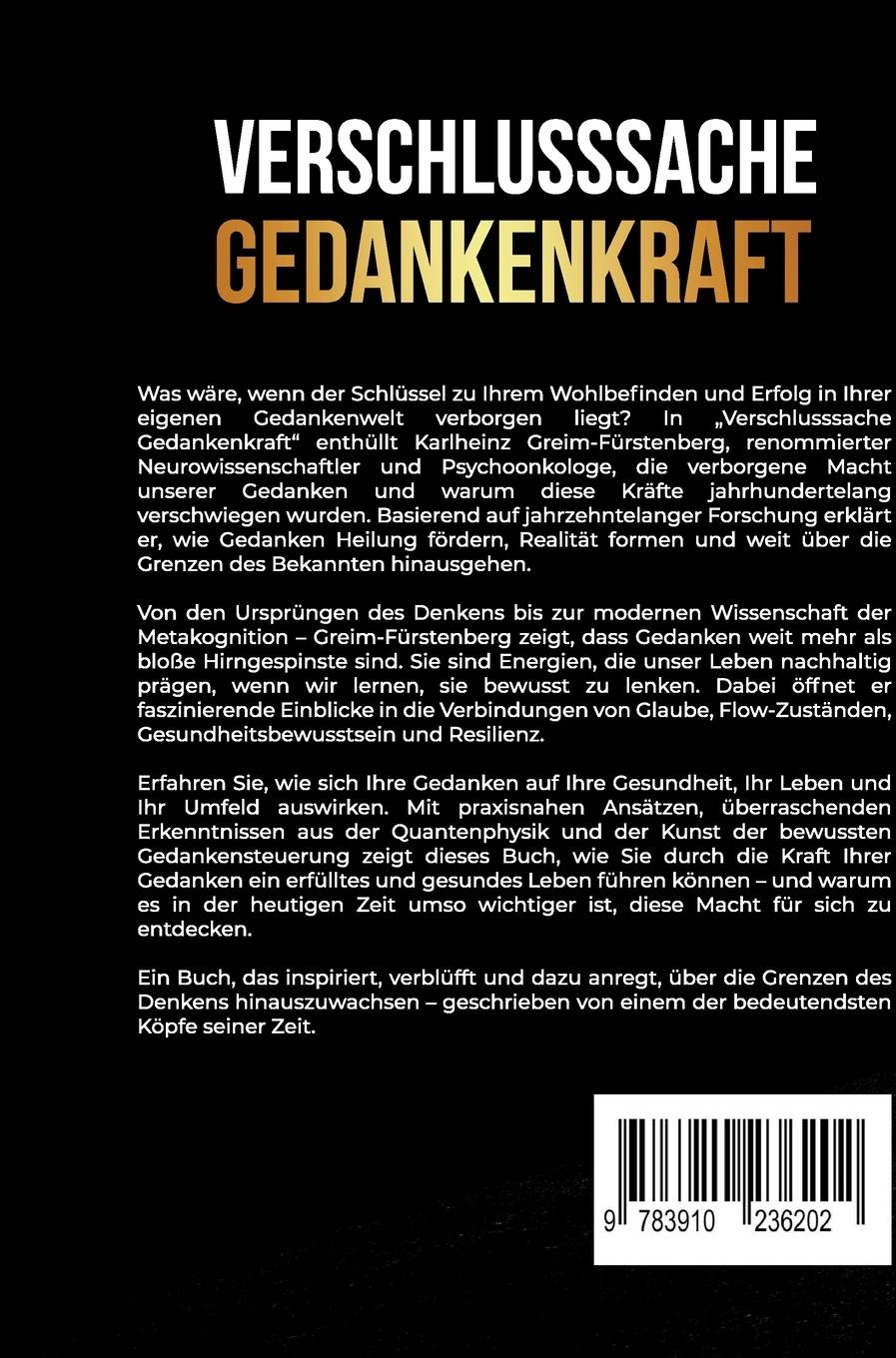 Rückseitencover Verschlusssache Gedankenkraft