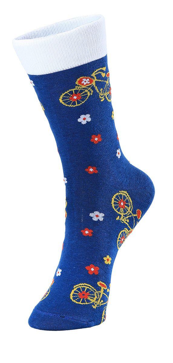 Beispielinhalt (Bild) Socken 'Fahrrad-Freude'