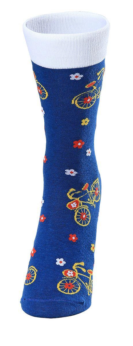 Beispielinhalt (Bild) Socken 'Fahrrad-Freude'