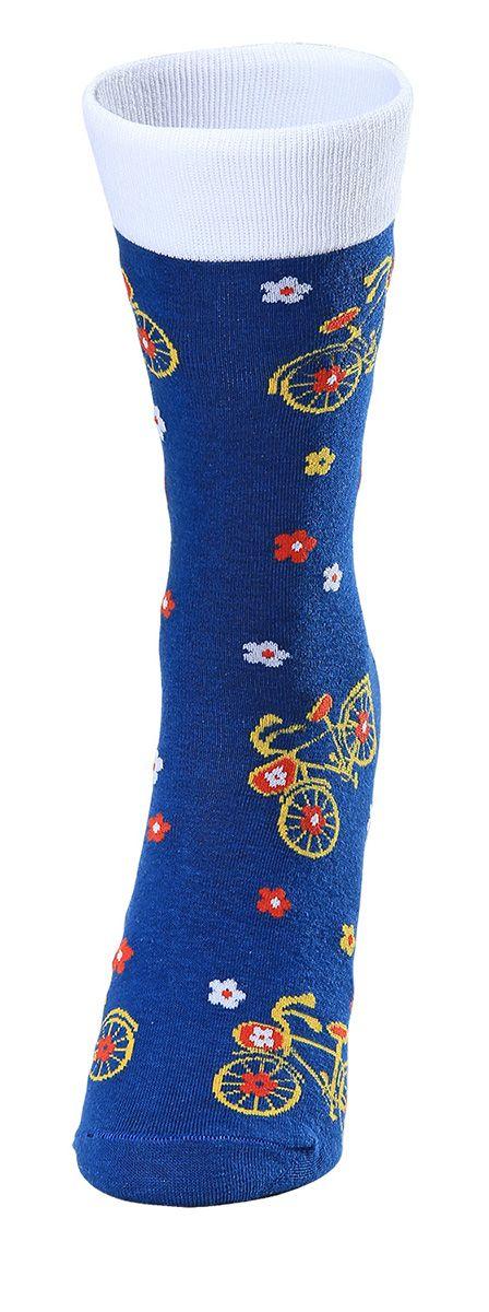 Beispielinhalt (Bild) Socken 'Fahrrad-Freude'