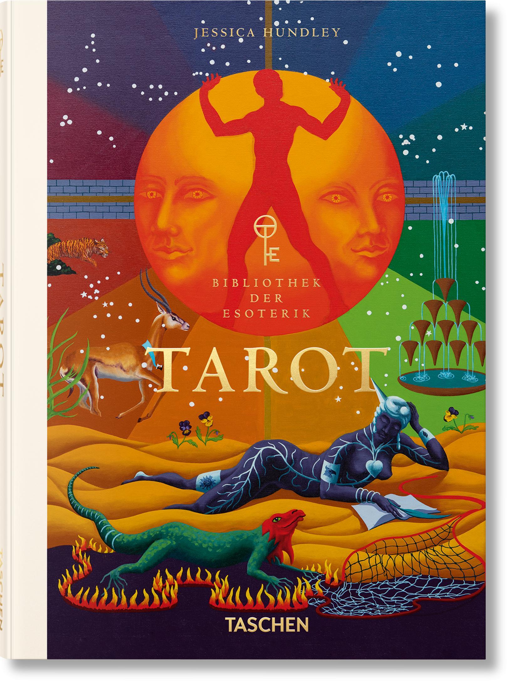 Vorderes Coverbild Tarot. Bibliothek der Esoterik