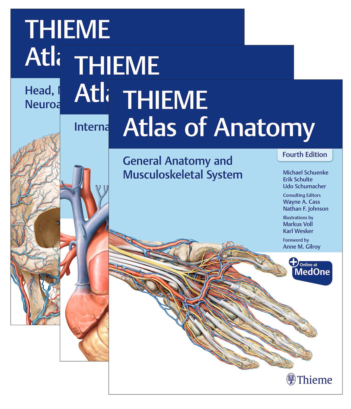 Vorderes Coverbild THIEME Atlas of Anatomy, Three Volume Set, Fourth Edition
