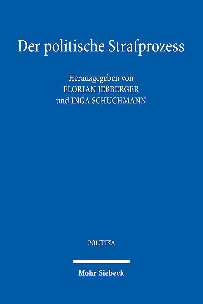 Vorderes Coverbild Der politische Strafprozess