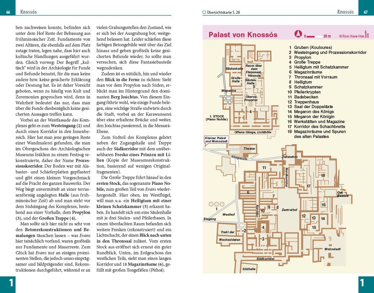 Beispielinhalt (Bild) Reise Know-How Reiseführer Kreta