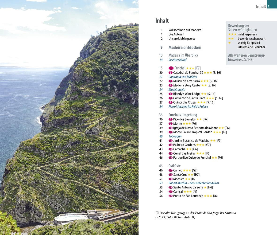 Beispielinhalt (Bild) Reise Know-How InselTrip Madeira mit Porto Santo