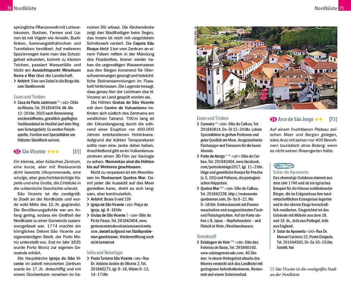 Beispielinhalt (Bild) Reise Know-How InselTrip Madeira mit Porto Santo