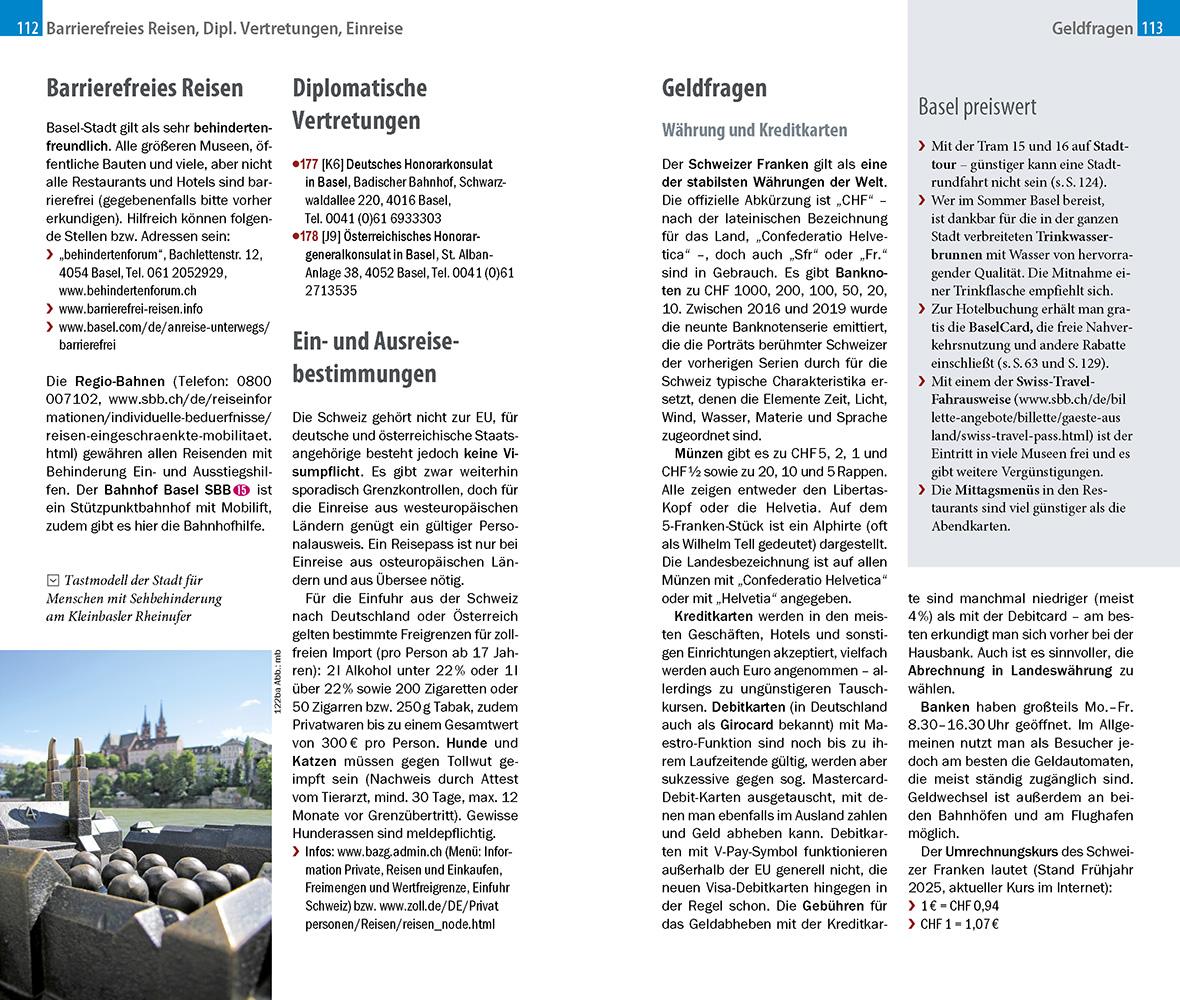 Beispielinhalt (Bild) Reise Know-How CityTrip Basel