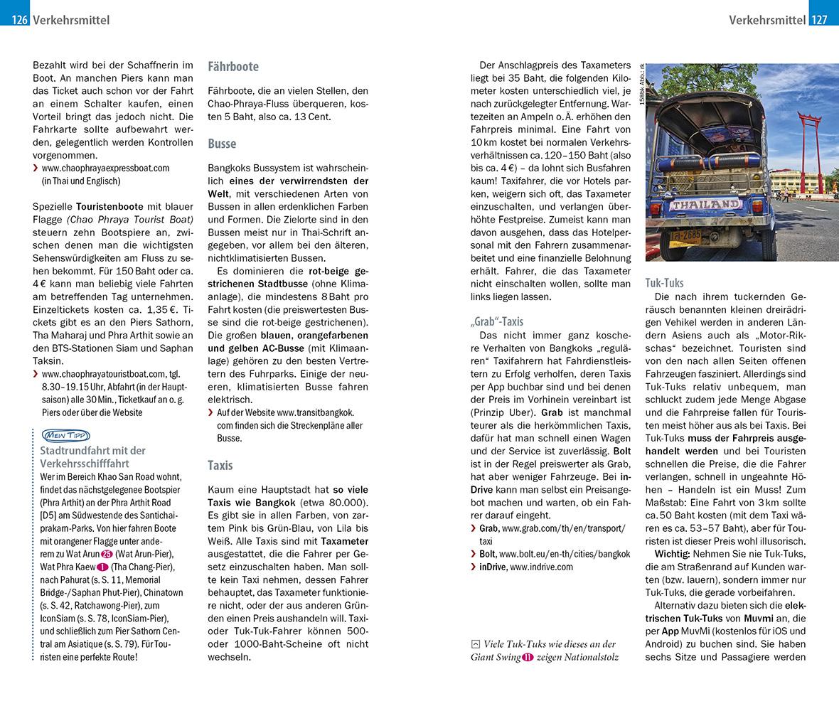 Beispielinhalt (Bild) Reise Know-How CityTrip Bangkok