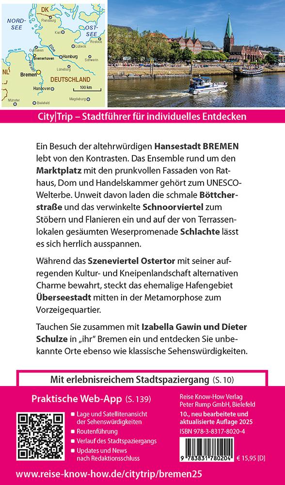 Beispielinhalt (Bild) Reise Know-How CityTrip Bremen mit Überseestadt und Bremerhaven