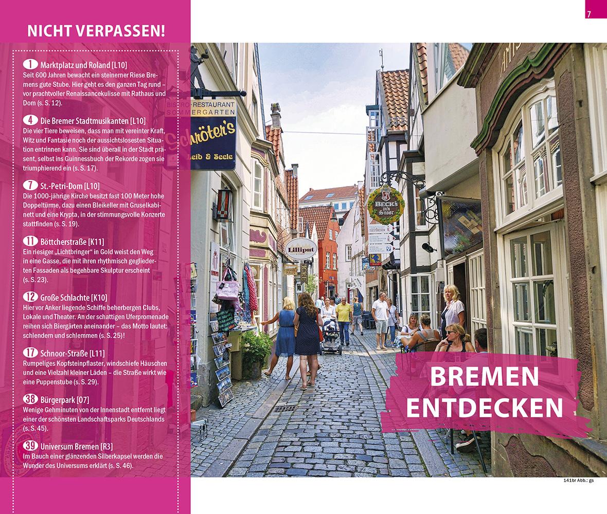 Beispielinhalt (Bild) Reise Know-How CityTrip Bremen mit Überseestadt und Bremerhaven
