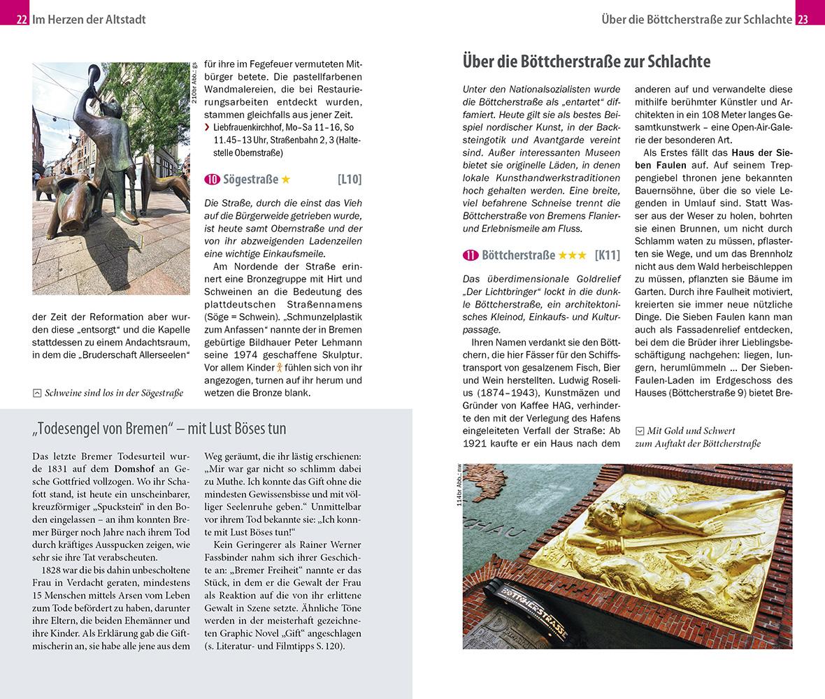 Beispielinhalt (Bild) Reise Know-How CityTrip Bremen mit Überseestadt und Bremerhaven