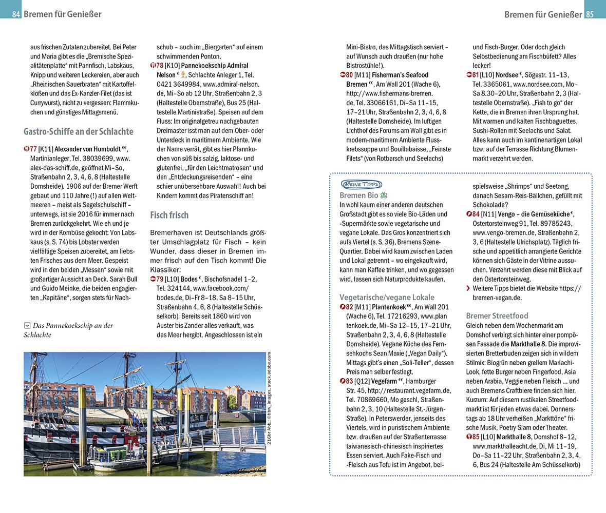 Beispielinhalt (Bild) Reise Know-How CityTrip Bremen mit Überseestadt und Bremerhaven