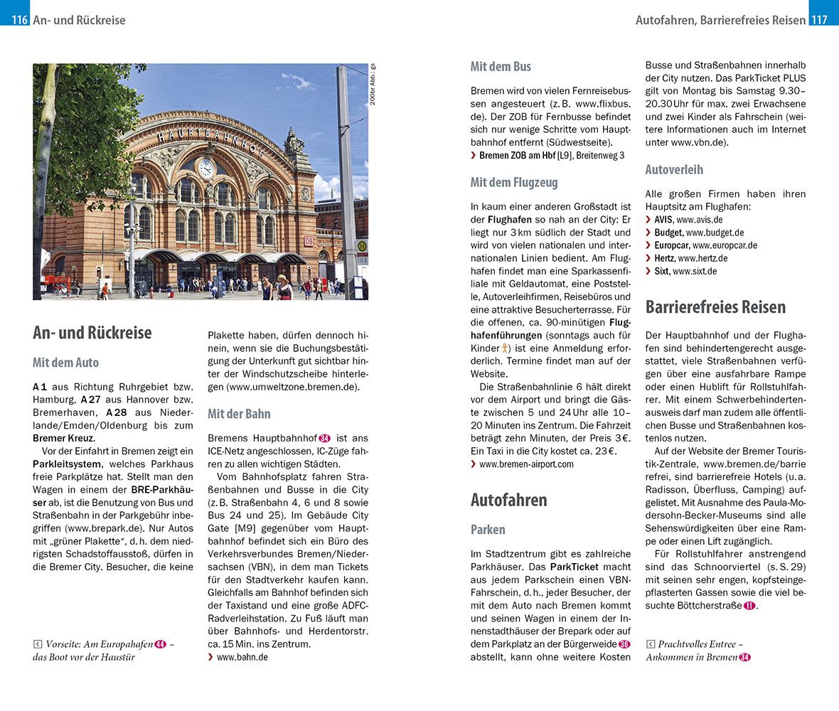Beispielinhalt (Bild) Reise Know-How CityTrip Bremen mit Überseestadt und Bremerhaven