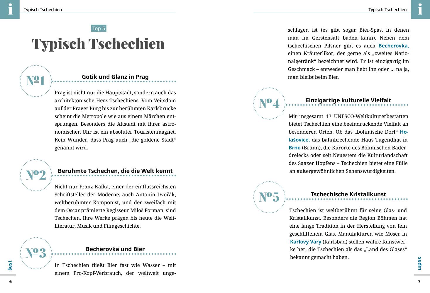 Beispielinhalt (Bild) Reise Know-How Sprachführer Tschechisch - Wort für Wort